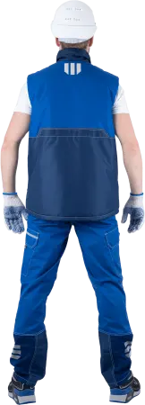 Жилет ЭДВАНС зимний (синий/васильковый)