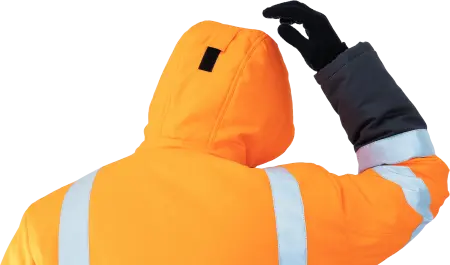 Костюм РЕФЛЕКТ-2 зимний с ПК (оранжевый/серый)