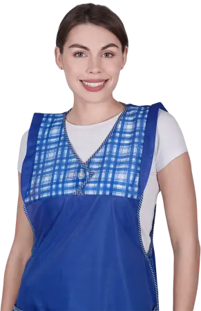 Фартук ХОЗЯЮШКА нейлоновый (василековый)