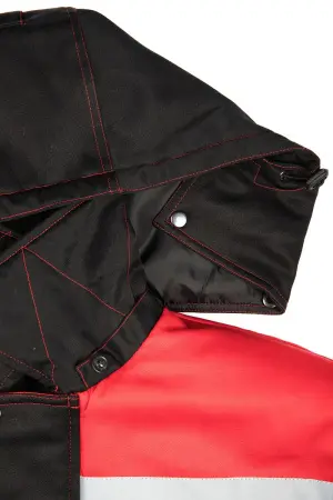 Костюм ТИТАН зимний с ПК (черный/красный)