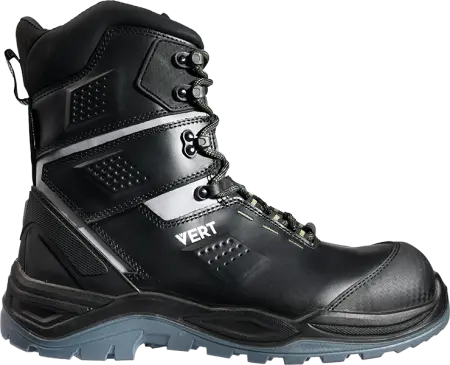 Ботинки VERT высокий берец шерст.мех с КП и КС (черный)
