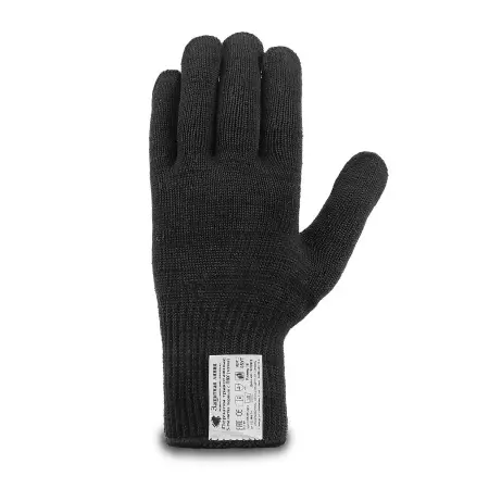 Перчатки ЛЮКС рабочие трикотажные с ПВХ 6-нитей (черный)