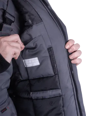 Костюм КМ-10 ЛЮКС зимний 3-4 класс c ПК (серый/красный) Костюм КМ-10 ЛЮКС зимний 3-4 класс c ПК (серый/красный)