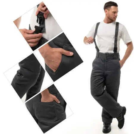 Костюм ФАВОРИТ-1 зимний с БР (т.серый)