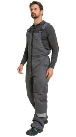 Полукомбинезон RONTA PL241 зимний (т.серый)