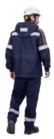 Костюм МЕГАСТАТОЙЛ NEW с БР (т.синий/серый/оранжевый)