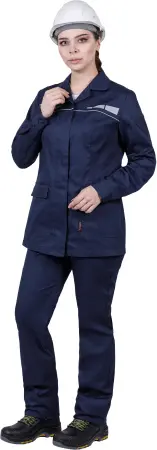 Костюм ОПЕРАТОР женский с БР (т.синий)