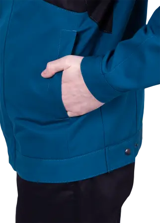 Куртка СТРОНГ ИМПОРТ (бирюзовый/черный)