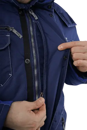 Куртка ЭДВАНС зимняя (синий/васильковый)