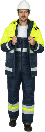 Костюм БРАЙТ зимний с ПК (желтый/синий)