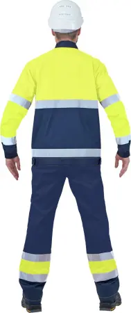 Костюм БРАЙТ с ПК (флуоресцентный желтый/синий)