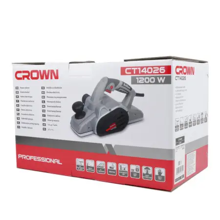 Электрический рубанок CROWN CT14026 1200Вт