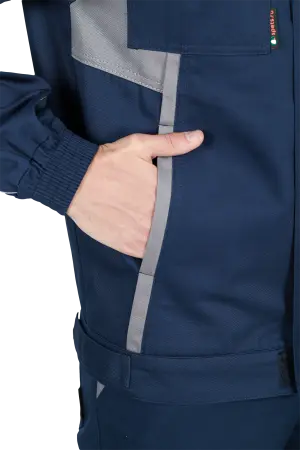 Костюм КОНФОРМ ИМПОРТ с БР (т.синий/серый)