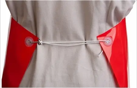 Фартук ЛАРИПОЛ ПУ уплотненный 90x130см (красный)