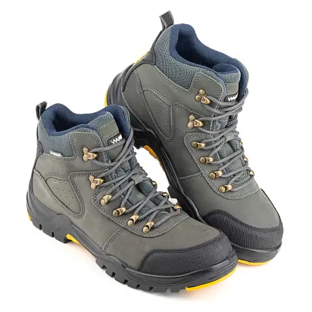 Ботинки ЛИДЕР WG2-01GR-NT ПУ-Резина (серо-зеленый)