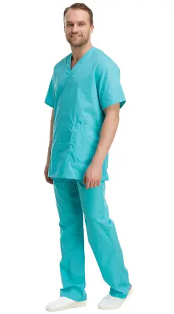 Костюм RONTA KS521 (бирюзовый) мужские медицинские
