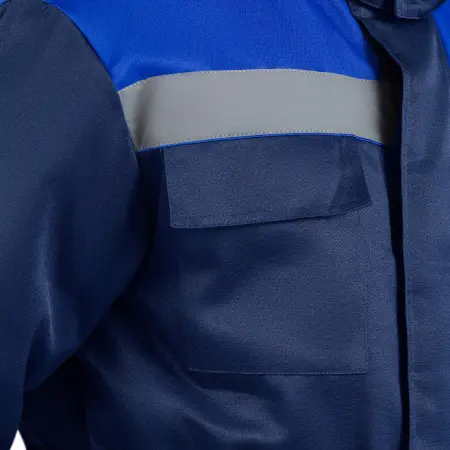 Костюм БУРЯ-СП СОП с ПК 3кл.защиты утепленый (т.синий/васильковый) Костюм БУРЯ-СП СОП с ПК 3кл.защиты утепленый (т.синий/васильковый)