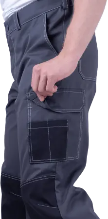 Брюки ТУРБО SAFETY (серый/т.серый) Брюки ТУРБО SAFETY (серый/т.серый)