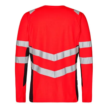 Футболка ENGEL SAFETY L/S 9545-182 (сигнальный красный/черный)