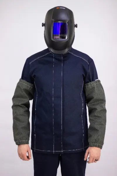 Нарукавники сварщика ВОЛАТ-А с термостойким силиконовым покрытием