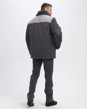 Куртка ФАВОРИТ MILL зимняя (т.серый/серый)