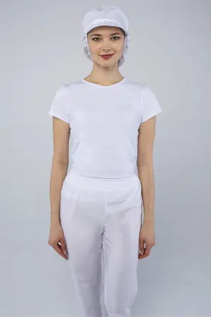 Кепи ХАССП универсальная с сеткой (белый)