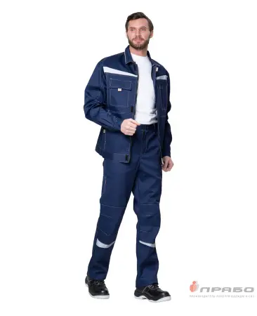 Костюм ПРОФЕССИОНАЛ-1 с БР (синий/бежевый) Костюм ПРОФЕССИОНАЛ-1 с БР (синий/бежевый)