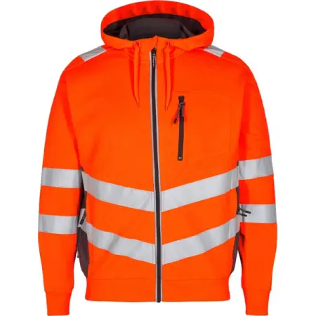 Куртка ENGEL SAFETY SWEAT CARDIGAN 8025-241 (сигнальный оранжевый/серый)