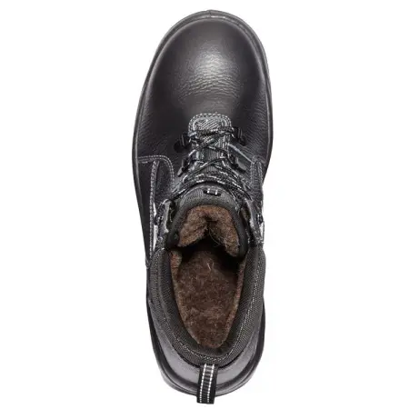 Ботинки КОРВЕТ-2 ПУ/ТПУ шерст.мех с МП (черный/серый)