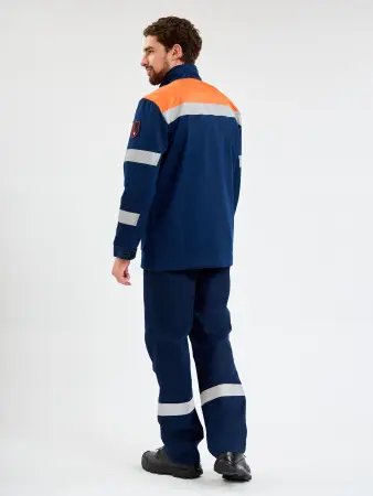 Костюм ЭНЕРГИЯ-Б 35,2 кал. с БР (т.синий/оранжевый)