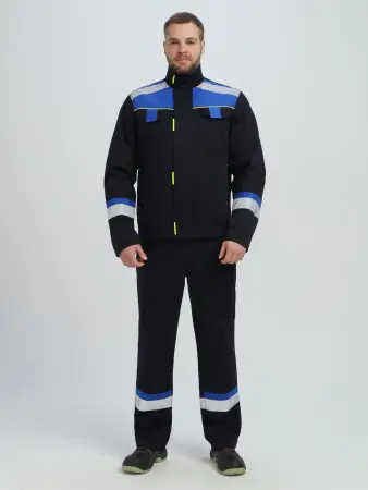 Костюм БОСТОН IMP с ПК (т.синий/васильковый)