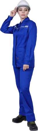 Костюм ОПЕРАТОР женский с БР (василек)