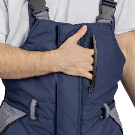 Костюм ФРЕЙЗЕР с ПК утепленный (т.синий/серый)