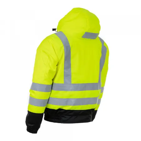 Куртка-бомбер BRODEKS KW 222 сигнальная зимняя (желтый/черный) Куртка-бомбер BRODEKS KW 222 сигнальная зимняя (желтый/черный)