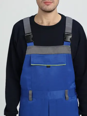 Костюм ПРАКТИК-2 СОП CH с ПК (васильковый/серый)