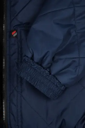 Куртка БОМБЕР-ЛЮКС демисезонная (т.синий)