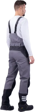 Полукомбинезон ЭДВАНС (серый/т.серый/черный)