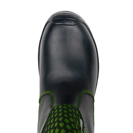 Сапоги ЛИДЕР ИМПОРТ 8762-2РНМ-1 ПУ/Резина шерст.мех с КП (зеленый/черный)