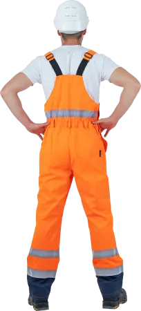 Костюм БРАЙТ сигнальный с ПК (оранжевый/синий)