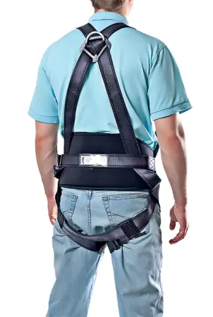 Привязь BG СПР-03, наплечные/набедренные лямки, высокий плотный кушак