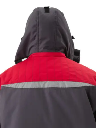 Костюм ВЕКТОР зимний с ПК (т.серый/черный/красный)