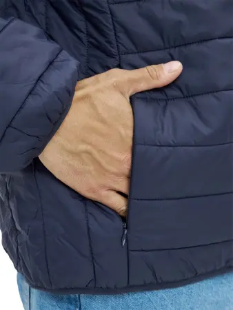 Куртка ДЕМИ стеганая зимняя (т.синий)