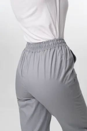 Костюм ГРАЦИЯ женский с БР (серый/белый) женские медицинские