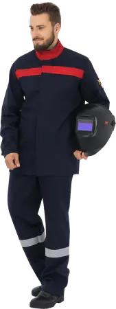 Костюм ГЕФЕСТ 2 с БР (т.синий/красный)
