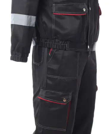 Костюм АНТЕЙ с СОП с ПК (черный/красный)