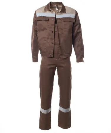 Костюм ОПТИМАЛ СОП с ПК (коричневый/бежевый)