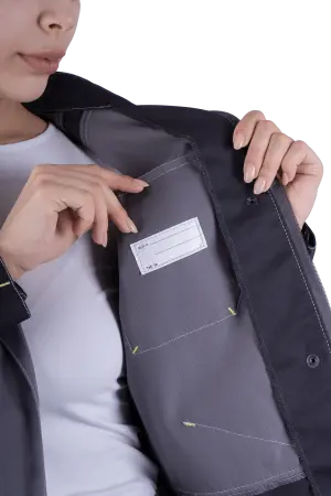 Куртка ЭДВАНС женская (серый/т.серый/черный)