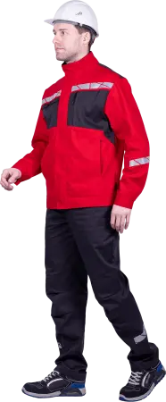 Куртка СТРОНГ ИМПОРТ (красный/серый)