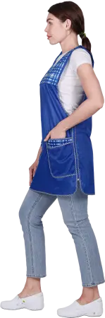 Фартук ХОЗЯЮШКА нейлоновый (василековый)