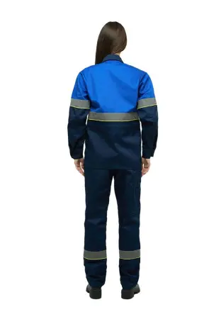 Костюм ЮЖНАЯ ШИРОТА женский с БР (синий/василек)